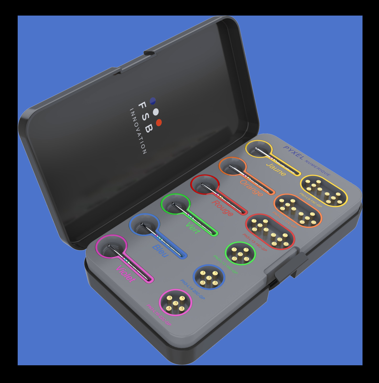 Coffret PYXEL GOLD - Solution numérique pour Inlay-Cores