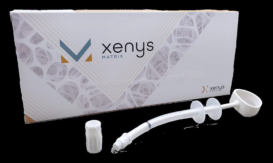 Seringue Xenys Matrix - Greffons osseux d'origine naturelle (Os Équin) 0.5cc