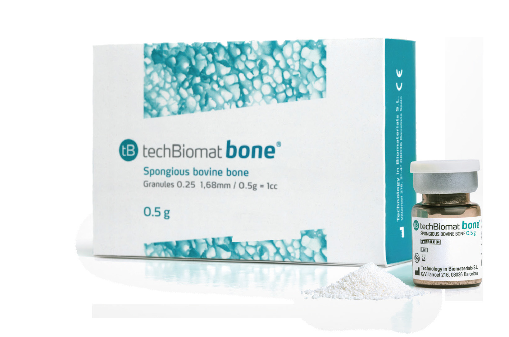 Techbiomat Bone® - Greffon osseux naturel (os bovin spongieux)
